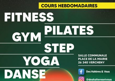 Des Haltères & Vous – Danse – Gym  –  Fitness –  Pilates – Step  – Yoga