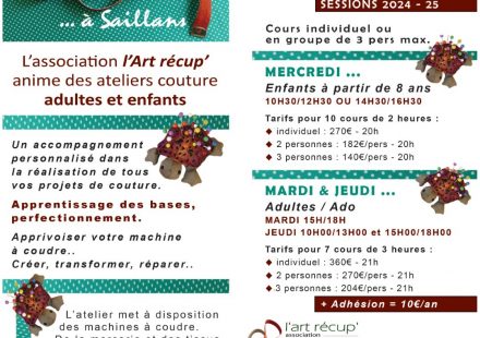 Ateliers couture pour tous